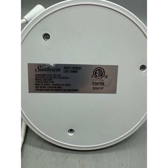 White Adjustable Desk Lamp Flexible Neck & On/Off Switch ETL Lighting READ - Picture 9 of 10